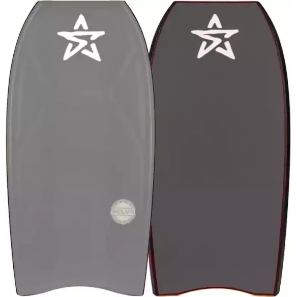 Bodyboard Stealth Deluxe PE Gunmetal Grey/Grey