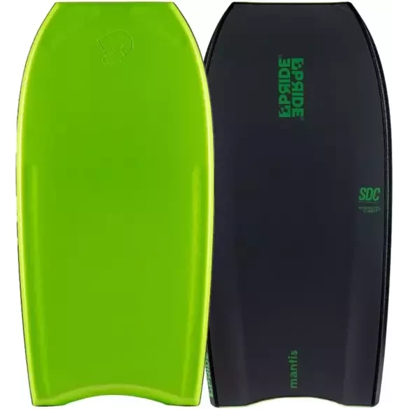 Bodyboard Pride Mantis PP SDC Green/ Grey
