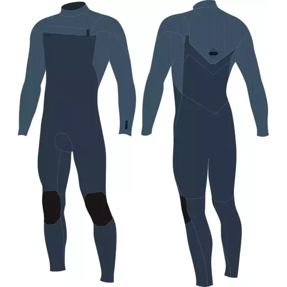 Fato Surf O´Neill Hyperfrick 4/3mm+ Black/Temperedsteel