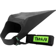 Leash de palmes de bodyboard Thrash Black Logo Verde