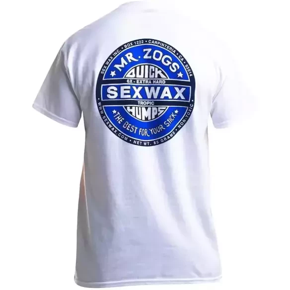 Camiseta Sex Wax Quikhumps White