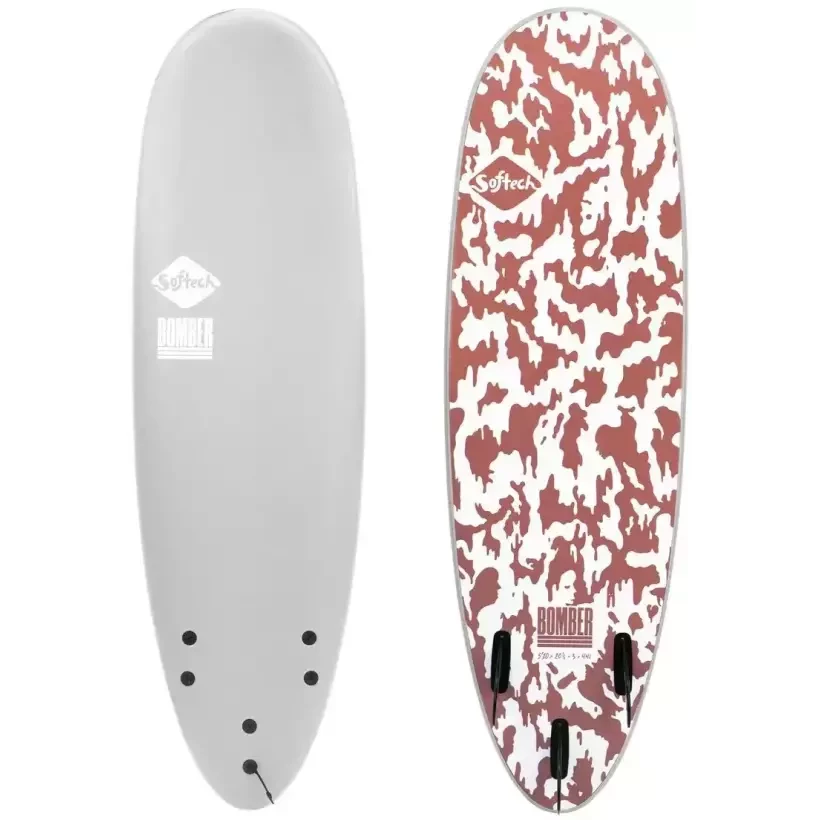 Prancha de surf Softech Bomber Red/Grey