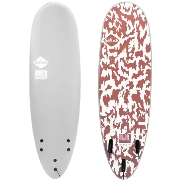 Tavola da surf Softech Bomber Red/Grey