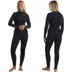 Wetsuit Roxy Swell Natural 4/3mm FZ Animal Print