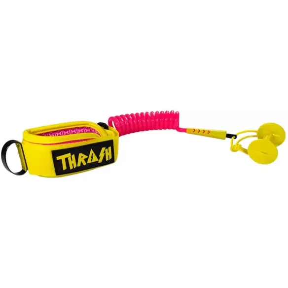 Leash für bodyboard Thrash-8mm Hive X Kids Serie Yellow/Pink
