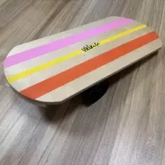 Balance board WetKube Red/Yellow/Pink Stripe 2