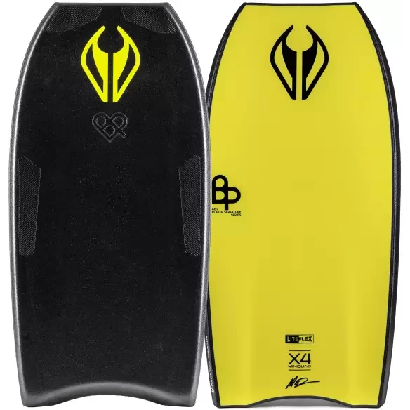 Bodyboard NMD Ben Player Liteflex X4 Mini Quad Black/Yellow