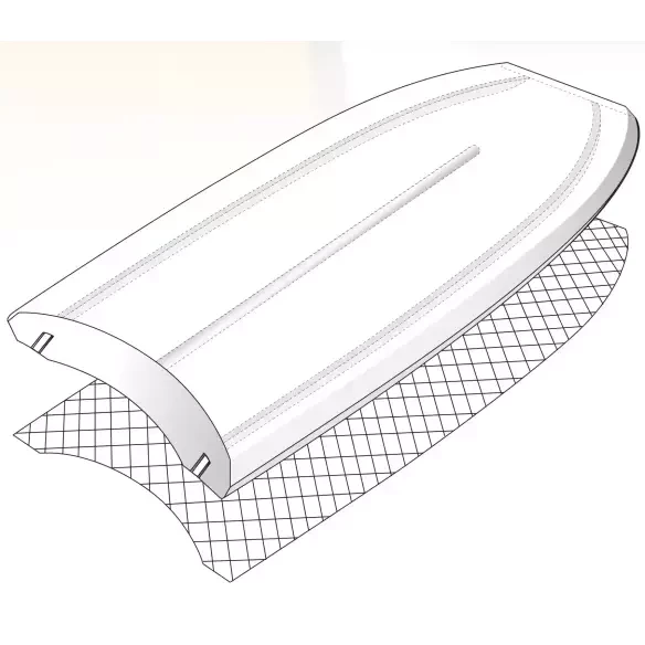 Tabla de bodyboard VS Winchester Proride X4 Mini QUAD K19 PP Royal ...