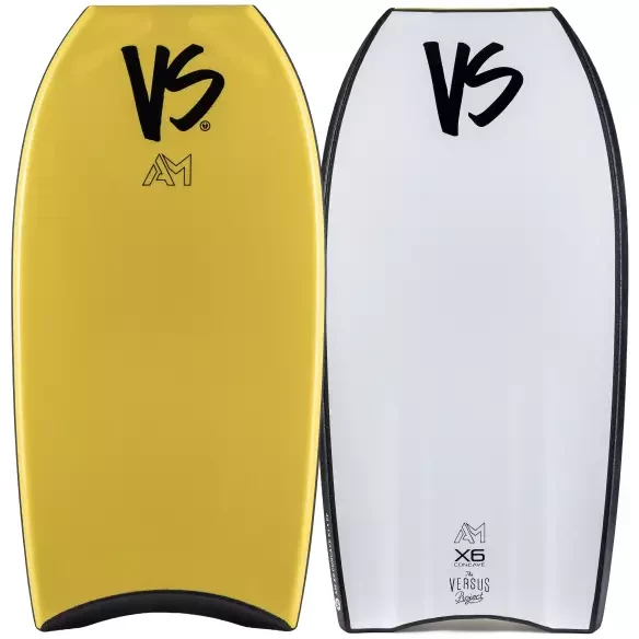 Prancha de bodyboard VS Anthony Miller X6 Concave K15 PP Yellow/White