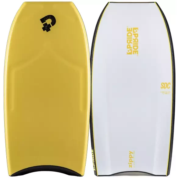 Bodyboard Pride Zippy PP SDC Yellow/White