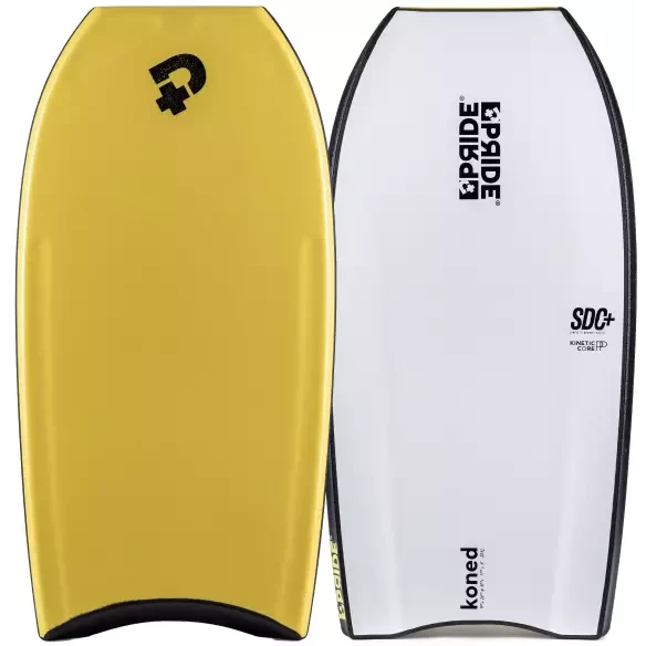 Bodyboard Pride Koned PP SDC+ Tangerine/White