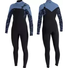 Fato Surf O´Neill Epic Womens 4/3mm CZ Black/Stormy Palm/Fadenim