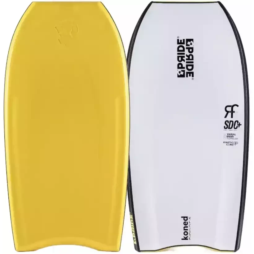 Bodyboard Pride Koned PP Radial Flex SDC+ Varial Tangerine/ white