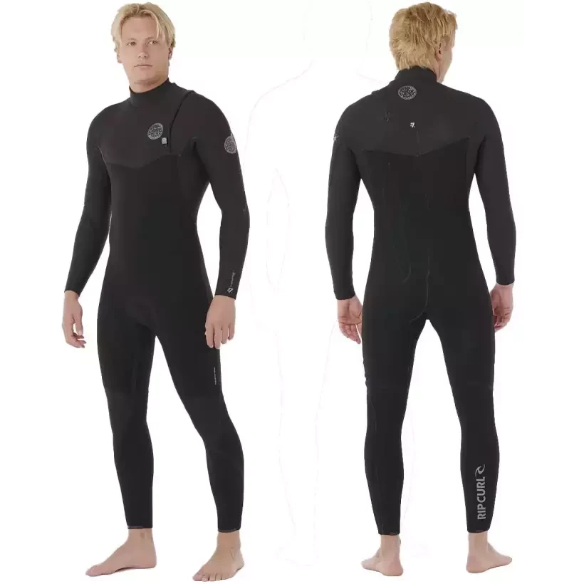 Combinaison Rip Curl Flash-Bomb 5/3mm Zip Free Black