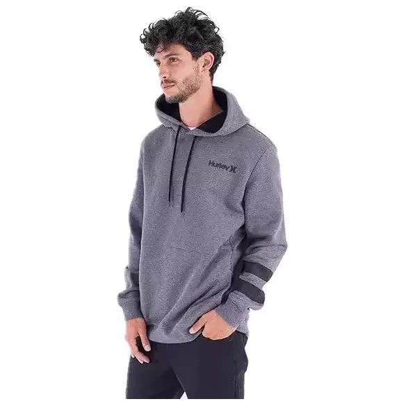Sweat-shirt Hurley Oceancare hood Grey Htr
