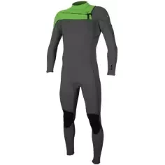 Wetsuit O´Neill Hammer 3/2mm Zip Full Graphite/Dayglo 2