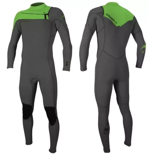 Fato Surf O´Neill Hammer 3/2mm Zip Full Graphite/Dayglo