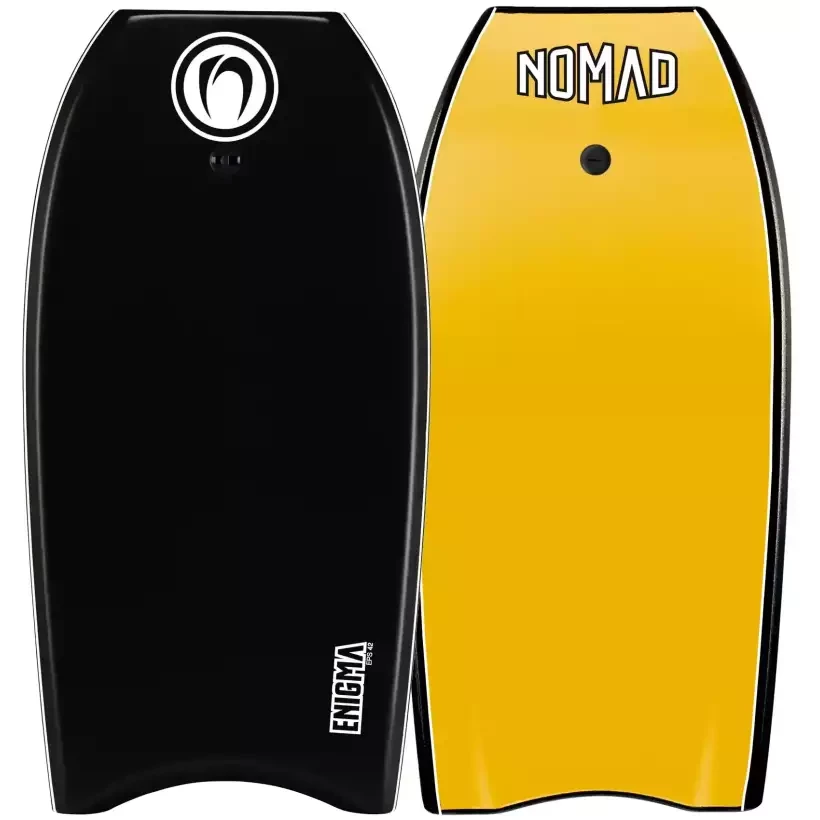Prancha de bodyboard Nomad Enigma EPS Black/Yellow