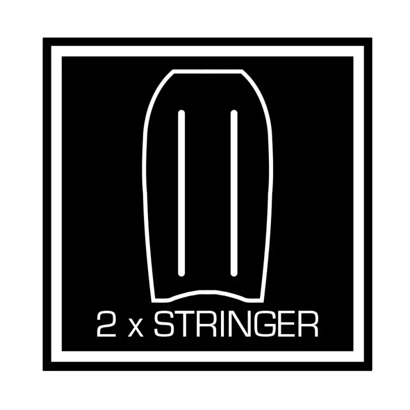 Prancha de bodyboard Nomad The Max Premium PP Stout/White