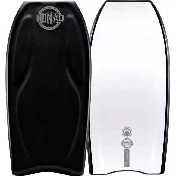 Prancha de bodyboard Nomad 25 YEAR ANNIVERSARY PREMIUM PP Black/White