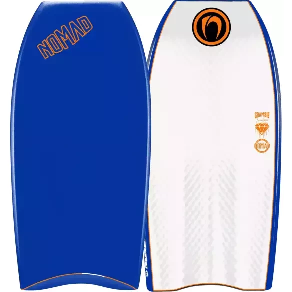 Planche de bodyboard Nomad Cramsie Quad LTD D12 Navy Blue/White