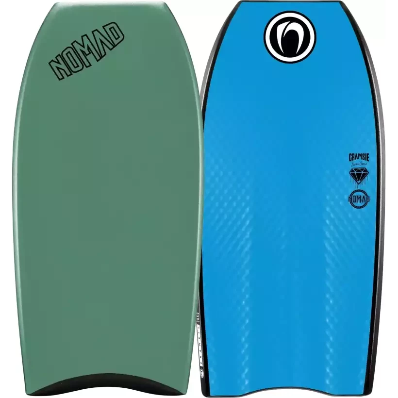 Bodyboard Nomad Cramsie Quad LTD PP Steel Green/Aqua Blue