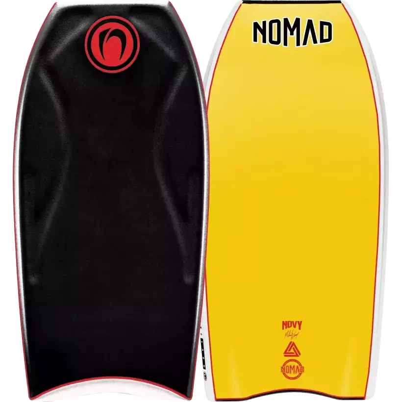 Prancha de bodyboard Nomad Novy Premium PP Black/Yellow