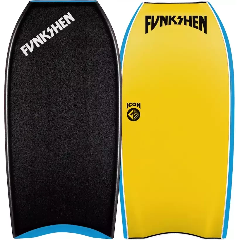 Bodyboard Funkshen Icon PP Black/Yellow
