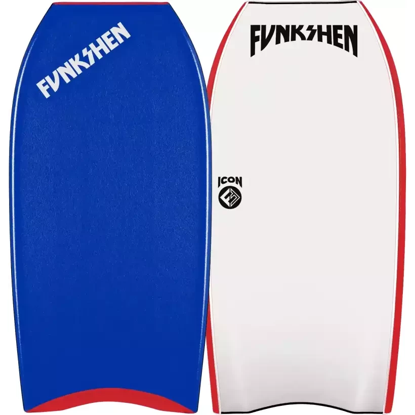 Prancha de bodyboard Funkshen Icon PP Navy Blue/White