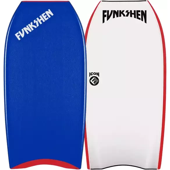 Prancha de bodyboard Funkshen Icon PP Navy Blue/White