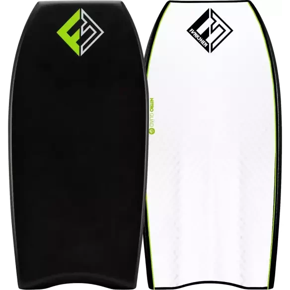 Prancha de bodyboard Funkshen Nitro Quad Premium PP Black/White