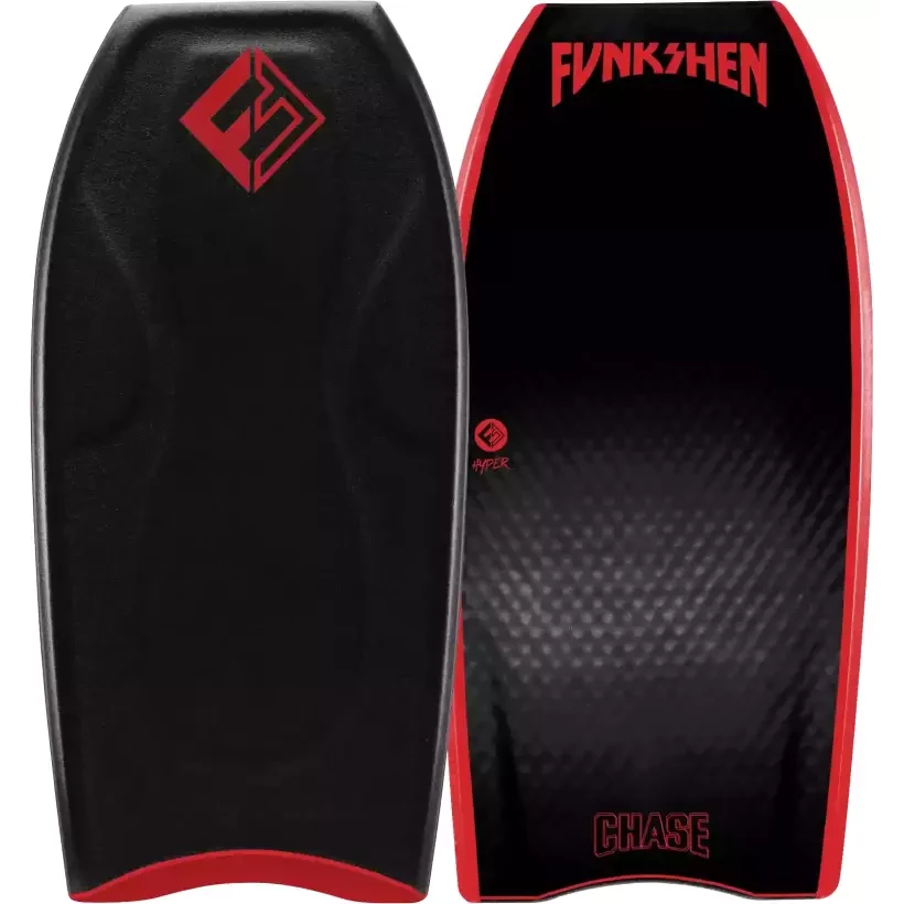 Planche de bodyboard Funkshen Chase O´Leary Hyper D12 PP Black/Black