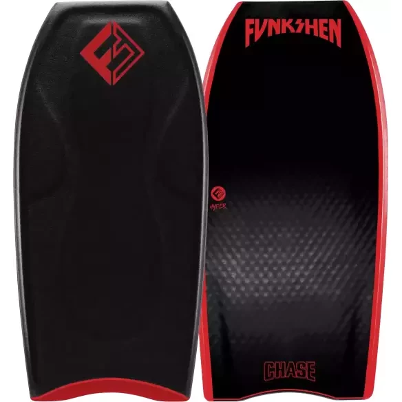 Planche de bodyboard Funkshen Chase O´Leary Hyper D12 PP Black/Black