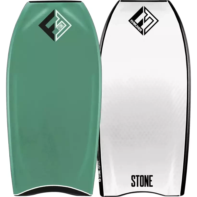 Planche de bodyboard Funkshen Brad Stone Hyper D12 PP Steel Green/W...