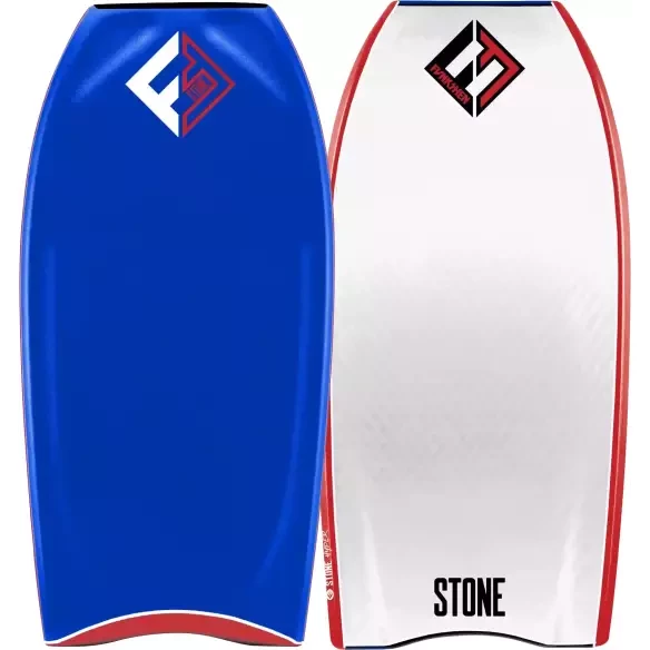 Prancha de bodyboard Funkshen Brad Stone Hyper D12 PP Navy Blue/White