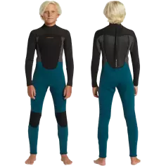 Fato Surf Quiksilver Prologue Junior 3/2mm Midnight Turquoise