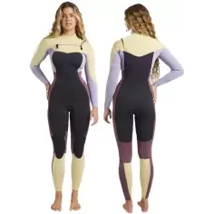 Fato Surf Billabong Synergy Natural 3/2mm CZ Grey Violet