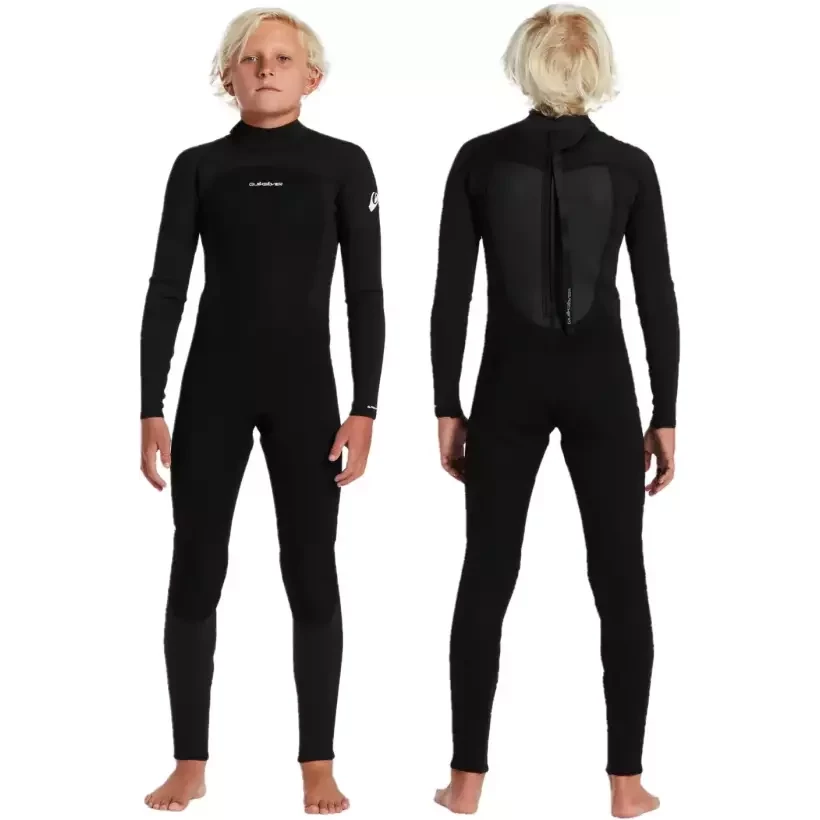 Neopreno Quiksilver Prologue Flat lock Junior 3/2mm Black