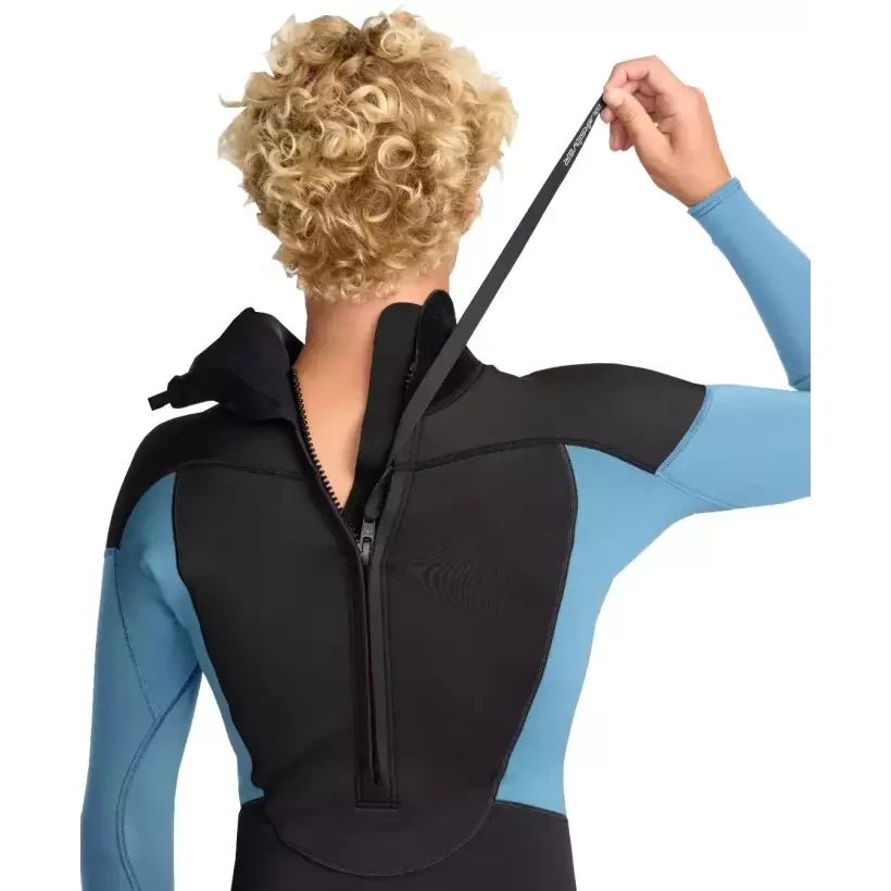 Combinaison Quiksilver Prologue + Flatlock 3/2mm Cloud Blue