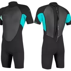 Fato Shorty O´Neill Reactor II 2mm Youth Black/Aqua