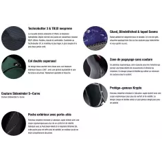 Neopreen ONeill Hyperfreak Comp 3/2mm Zipless Black/Blue 2