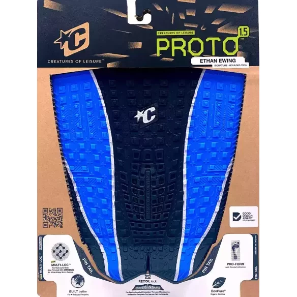 Deck surf Creatures Proto 1.5 Pin Tail Etham Ewing Eco Black/Cobalt...