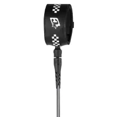 Surf Leash Creatures SuperLite Pro Black White Chex