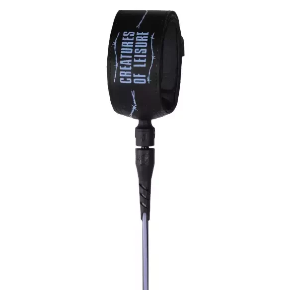 Leash surf-Creatures SuperLite Pro Black Purple Haze Barbered Wire
