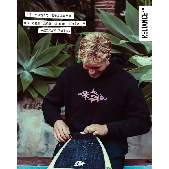 Leash de surf Creatures Reliance 2.0 Standard Duty Hi-Vis Purple Tw...