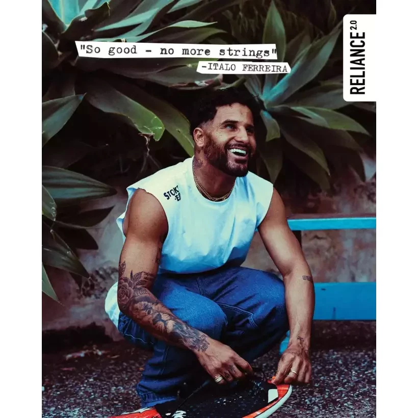 Leash surf-Creatures Reliance 2.0 Standard Duty Hi-Vis Cyan Twist B...