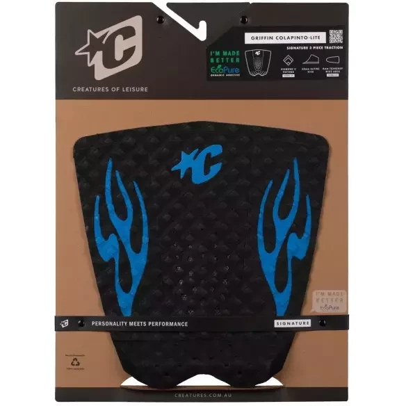 Pad de surf Creatures of leisure Griffin Colapinto Lite Ecopure Bla...
