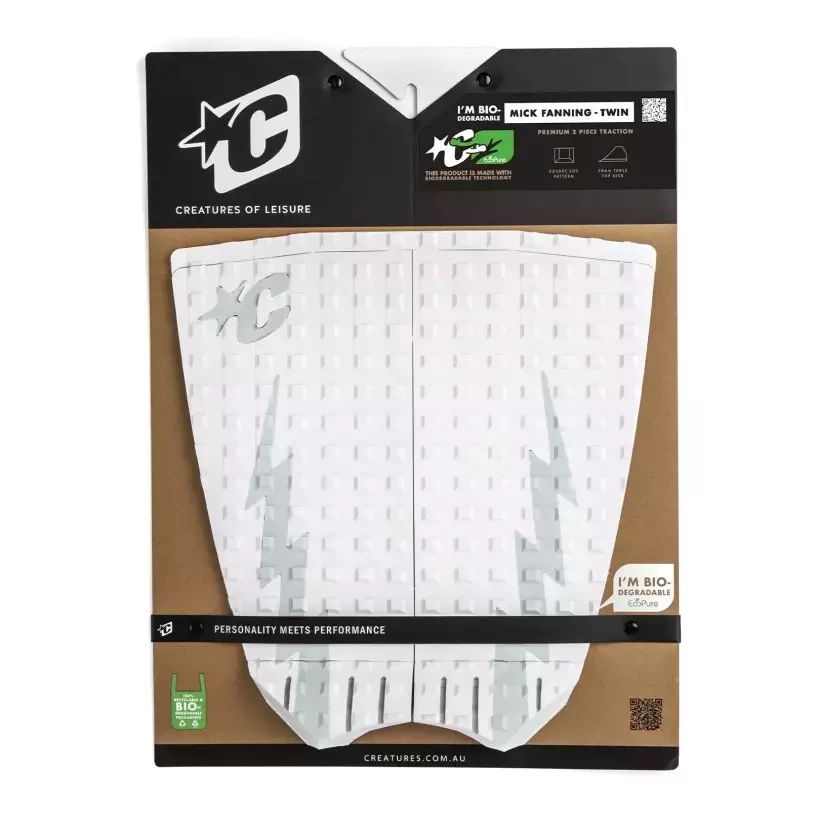 Pad de surf Creatures of leisure Mick Fanning Twin White