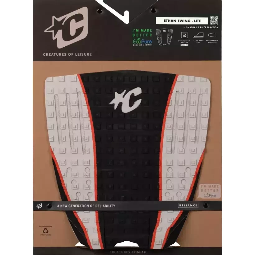 Pad de surf Creatures of leisure Ethan Ewing LIte Ecopure Black/Red...