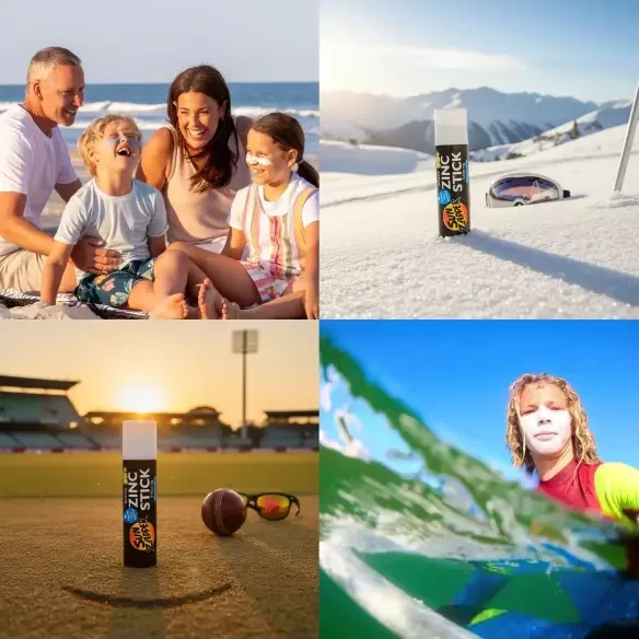 Protezione Solare, Sole Zapper Zinco Stick SPF 50+ White